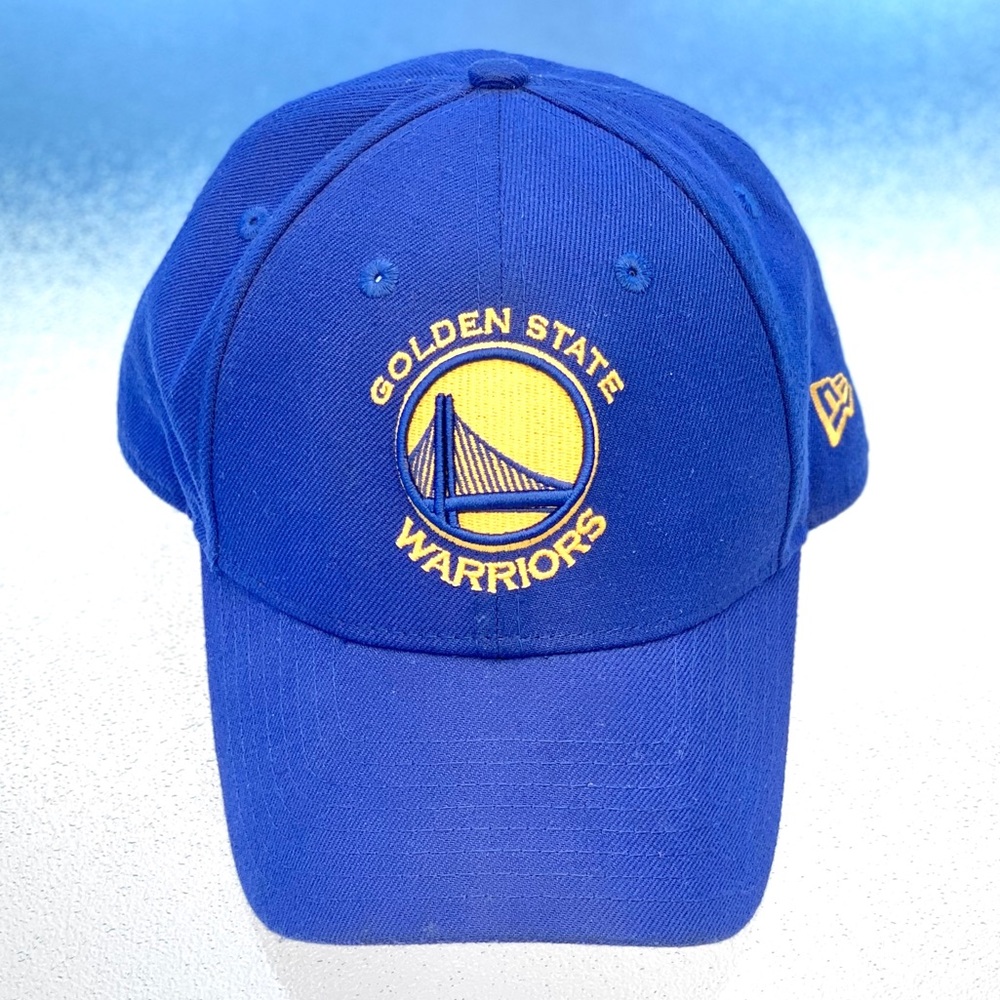 Golden State Warriors New Era Blue and Golden Yellow Adjustable Hat
